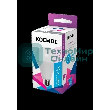 Лампа светодиодная Космос A65 25Вт 6500К E27 220В