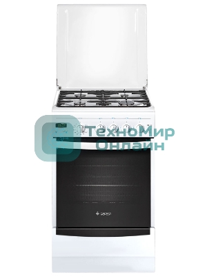 Плита газовая Gefest ПГ 5100-03 0002 белый, конфорок 4 шт, духовка 52 л, 50 см x 85 см x 58.5 см