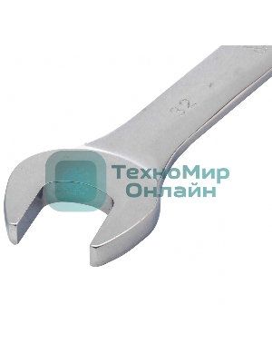 Ключ комбинированный трещоточный Matrix, 32 мм, CrV зеркальный хром