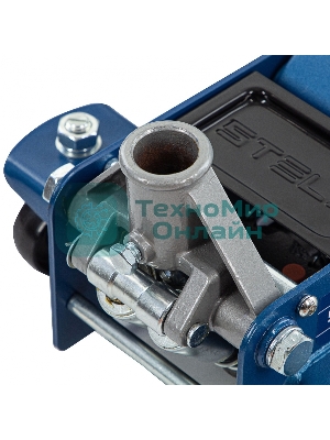 Домкрат гидравлический подкатной Stels 51136, быстрый подъем 3т low profile quick lift 75-515 мм про