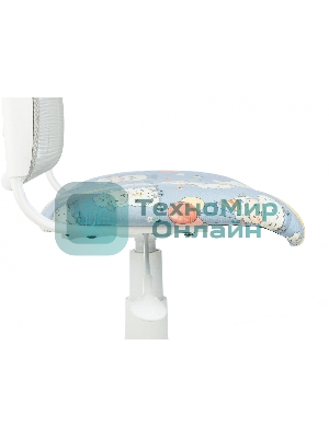 Кресло Бюрократ CH-W296NX TW-02 светло-серый, сетка, 120 кг