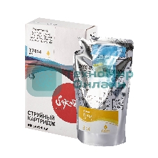 Контейнер с чернилами Sakura C13T741400 (T7414 Y) для Epson, пурпурный, 1000 мл.