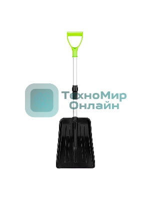 Лопата для уборки снега, полипропилен, 260х340х720-915 мм, телескопический черенок, BASE Palisad