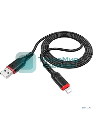 Кабель USB Lightning/ HOCO HC-44869 X59/ 1m/ 2.4A/ Нейлон/ Black