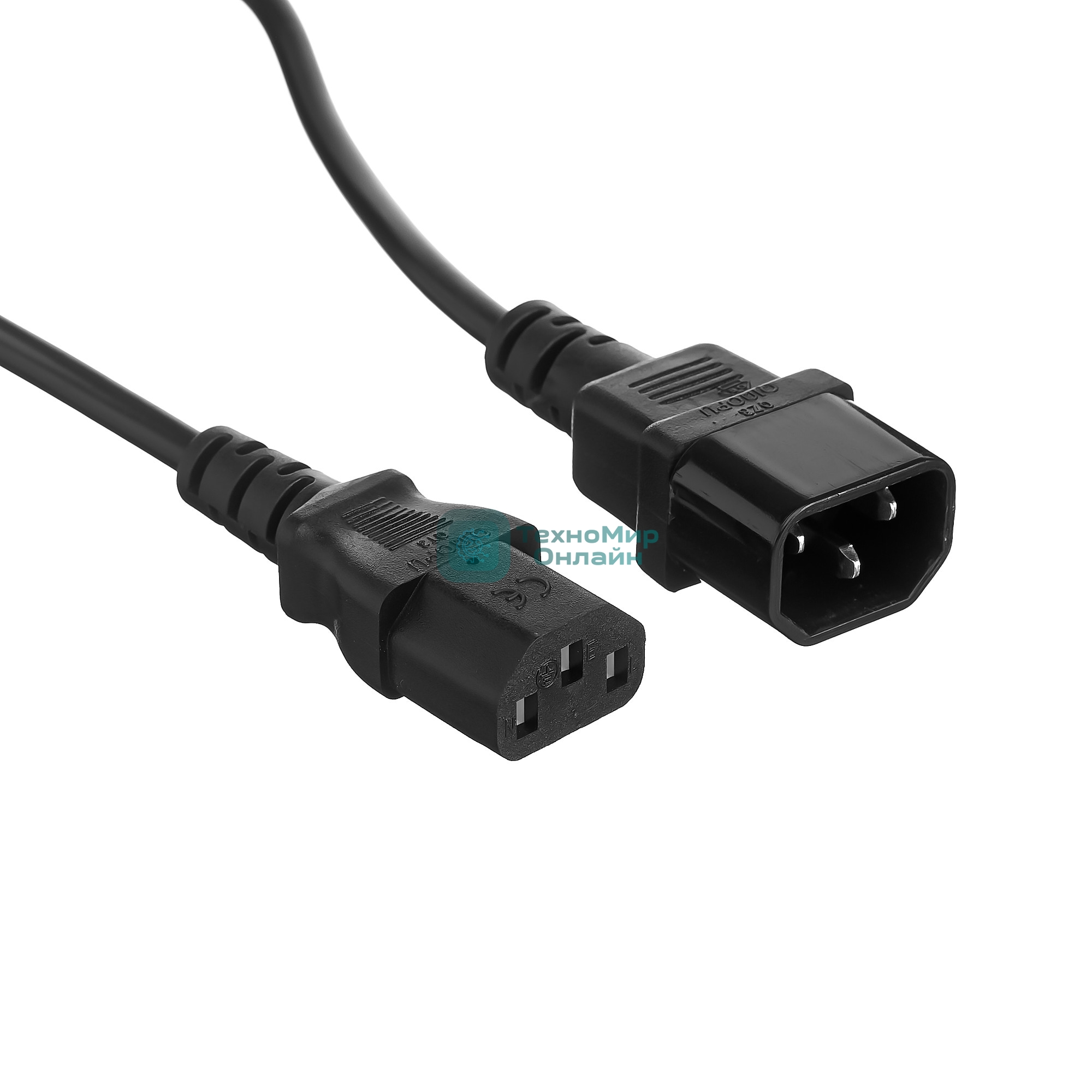 Кабель монитор-компьютер (UPS->уст-во) ExeGate Special EC-3S (С13->С14) 3x0.5, CCA, 3м