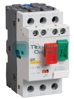 Пускатель ПРК32-6.3 In6.3А Ir4-6.3А Ue 660В IEK DMS11-D63