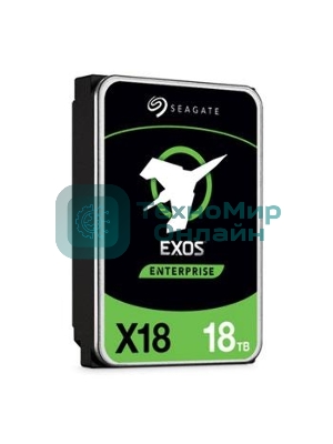 Жесткий диск Seagate HDD Server Exos X18 512E/4kn (3.5'/18Tb/SAS 12Gb/s/7200rpm)