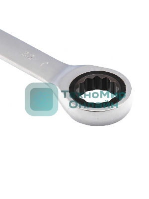 Ключ комбинированный трещоточный Matrix, 32 мм, CrV зеркальный хром