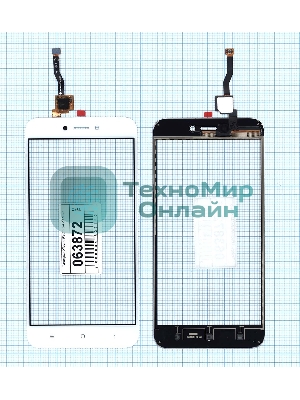 Сенсорное стекло (тачскрин) для Xiaomi Redmi 5A, белое