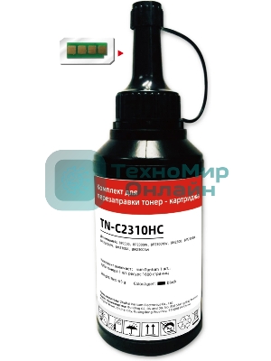 Заправочный комплект Pantum TN-C2310HC черный флакон 65гр. + чип, для устройств BM/BP 2300