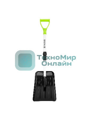 Лопата для уборки снега, полипропилен, 260х340х720-915 мм, телескопический черенок, BASE Palisad