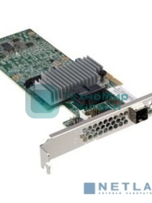 Контроллер LSI MegaRAID SAS9380-4i4e SGL (LSI00439) SAS 12G, (PCI-E 3.0 x8, LP), RAID 0,1,10,5,6, 8port (1*intSFF8643 + 1*extSFF8644),1GB onboard, К