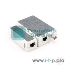 Тестер LAN Gembird NCT-1, для RJ-45, RG-58