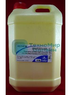 Тонер Kyocera Universal (TK-590/540/550/560/570/580/895) yellow (кан. 1кг) B&W Standart (Tomoegawa) фас России