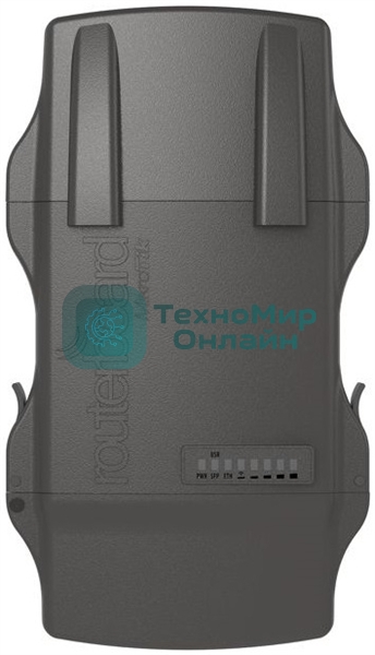 Роутер MikroTik RB922UAGS-5HPacD 922UAGS with 720MHz Atheros CPU, 128MB RAM, 1xGigabit LAN, USB, 1xSFP, miniPCIe, SIM slot, built-in 5Ghz 802.11a/c 2x2 two chain wireless, 2xMMCX connectors, RouterOS L4