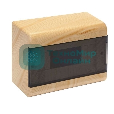 Щиток ОП Тусо 9мод. с прозрачной двер. 222х160х93мм IP40 сосна на светл. основе Рувинил 68029-27М