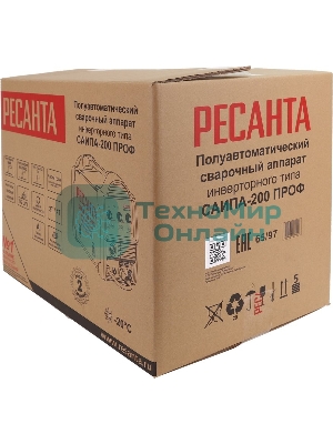 Сварочный полуавтомат Ресанта САИПА-200ПРОФ (MIG/MAG)