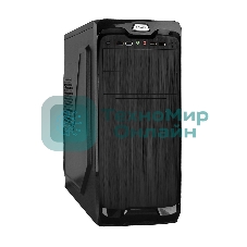 Компьютерный корпус Miditower ExeGate EX287030RUS UN-604-UN600 (ATX, БП UN600 с вент. 12см, 2*USB+2*USB 3.0, аудио, черный)