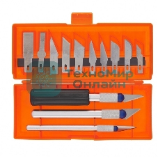 Набор резцов по дереву Sparta пластмассовые рукоятки, 13 шт.