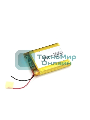 Аккумулятор Li-Pol (батарея) 6.8x34x40 мм 2pin 3.7V/900mAh