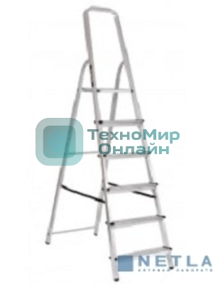 Стремянка алюминиевая Вихрь СА 1х6