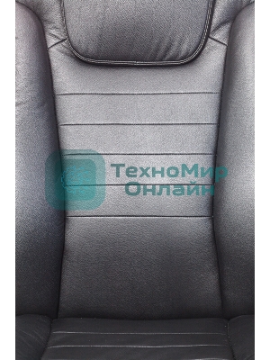 Кресло Бюрократ T-9923WALNUT/BLACK черный, кожа