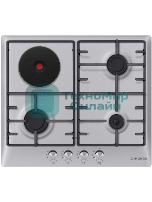 Комбинированная варочная панель (электрическая+газовая) Maunfeld EEHS.64.3CS/KG