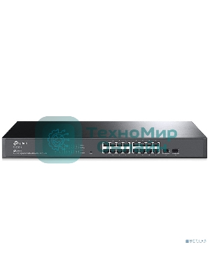 Коммутатор TP-Link Jetstream 16-port gigabit smart switch with 2-gigabit uplink ports