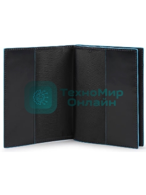 Обложка для документов Piquadro Blue Square PP5246B2R/N черный натур.кожа