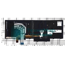 Клавиатура для ноутбука Lenovo ThinkPad T580 черная с подсветкой