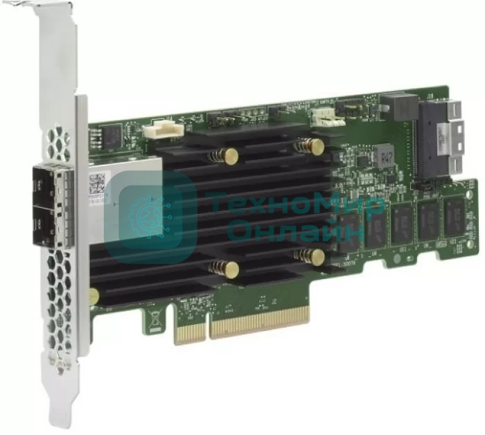 Контроллер MegaRAID 9580-8i8e, FH (attached), LP bracket