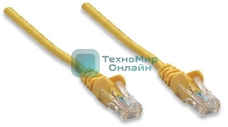 Патч-корд UTP cat.5e, 1.5м ExeGate желтый