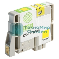 Картридж струйный Cactus CS-EPT0484 желтый (14,4 мл) для Epson Stylus Photo R200/R220/R300/R320/R340/RX500/RX600/RX620/RX640