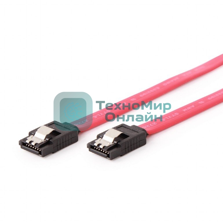 Кабель интерфейсный SATAIII Cablexpert CC-SATAM-DATA, 50 см, 7pin/7pin, защелка, пакет