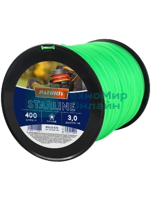Леска Starline D 3,0 мм L 400 м (звезда, зеленая) 300-400-3