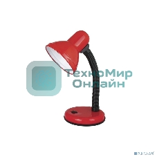 Светильник UF-301 С04 настол. 230В 60Вт красн. Ultraflash 12358