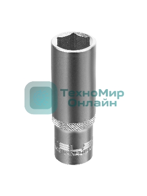 Головка торцевая удлиненная Stels 18 мм, 6-гранная, CrV, под квадрат 1/2