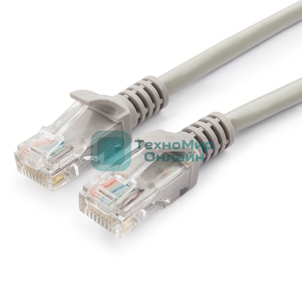 Патч-корд медный UTP Cablexpert PP10-15M cat.5e, 15м, литой, многожильный, серый