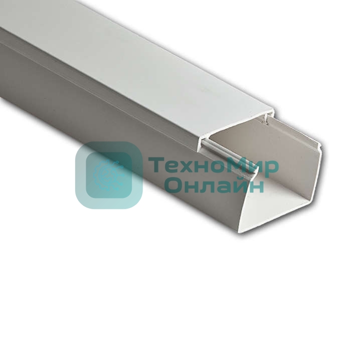 Кабель-канал 60х40 L2000 пластик белый Рувинил РКК-60х40