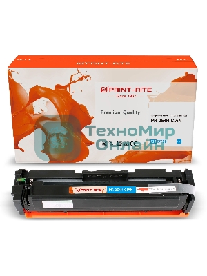 Картридж лазерный Print-Rite TFCA06CPU1J PR-054H CIAN 054H Cian голубой (2300стр.) для Canon LBP 621Cw/623Cdw/641Cw/643Cdw