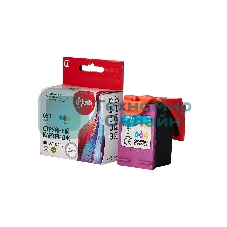 Картридж струйный Sakura C2P11AE (№651 Tri-colour) для HP, триколор, 18 мл.