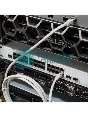 Пaтч-корд F/UTP, Rexant cat. 5e, RJ45-RJ45, экранированный, 24AWG, LSZH, серый, 2м