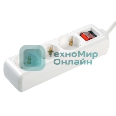 Удлинитель 3х1.5 м с заземл. 16А IP20 У03К с выкл. ПВС 3х1 IEK WYP10-16-03-01-ZK-17