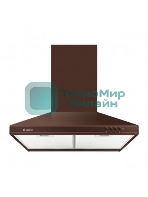 Вытяжка каминная Gefest ВО 10 К47 коричневый, 60 см, 300 куб. м/ч, 75 дБ