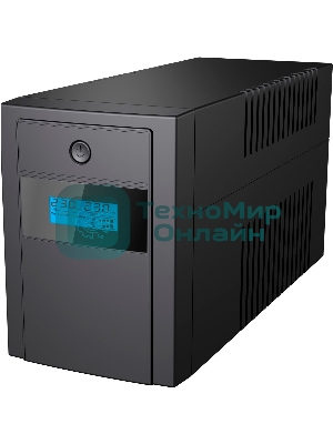 Источник бесперебойного питания Ippon Back Basic 1200 LCD Euro 720Вт 1200ВА черный
