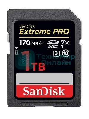 Флеш карта SANDISK SDXC 1Tb UHS-I SDSDXXD-1T00-GN4IN