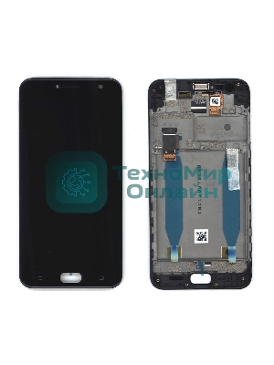 Дисплей для Asus ZenFone Live ZB553KL, черный с рамкой