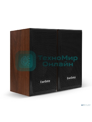 Акустическая система 2.0 ExeGate EX287058RUS Tango 312 (питание USB, 2х3Вт (6 Вт RMS), 80-20000Гц, светлое дерево)