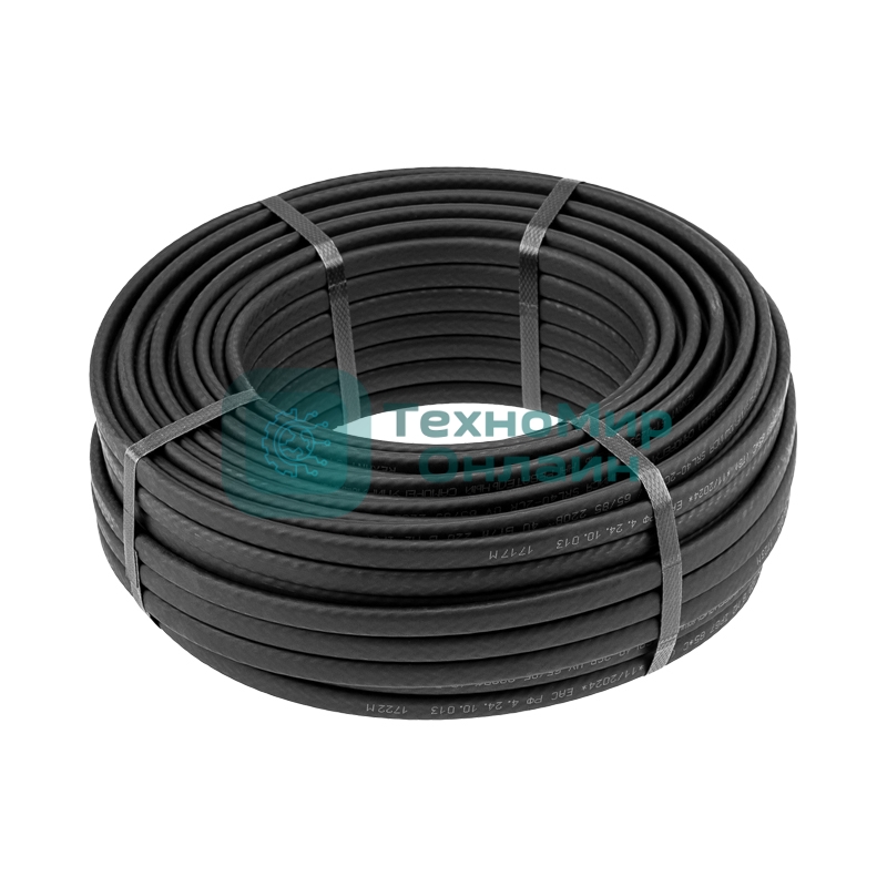 Кабель греющий (нагревательный) Rexant саморегулирующийся с УФ-защитой SRL40-2CR UV, экранированный, 40Вт/м, 1,0мм2/45м, бухта 50м