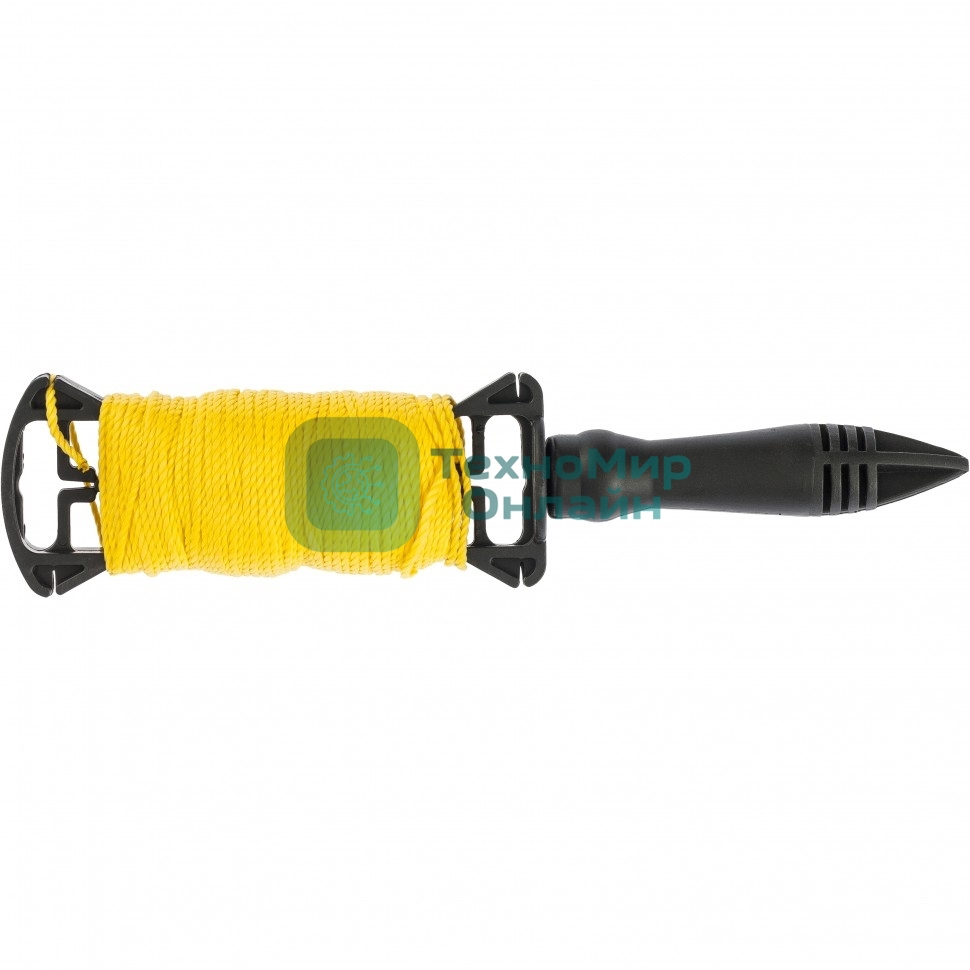 Шнур Matrix нейлоновый разметочный на катушке c ручкой D1,5 мм 100 м